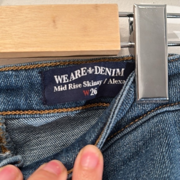 Mid rise skinny jeans size 26 buffalo woman jeans - Picture 8 of 10